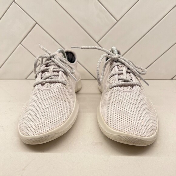 Allbirds White Tree Runners Women's Size 10 w/out Insoles - Picture 2 of 11